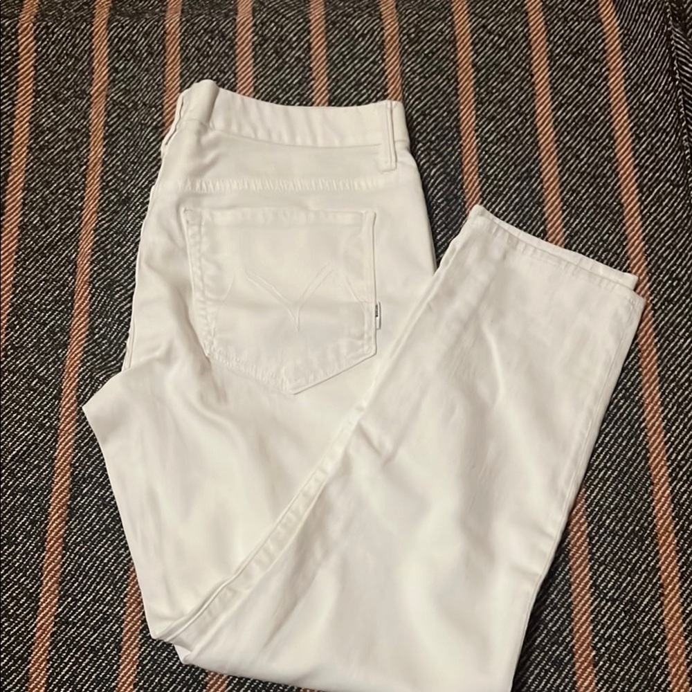 MOTHER White Ankle Cropped Jeans Versatile Style/Used Twice.